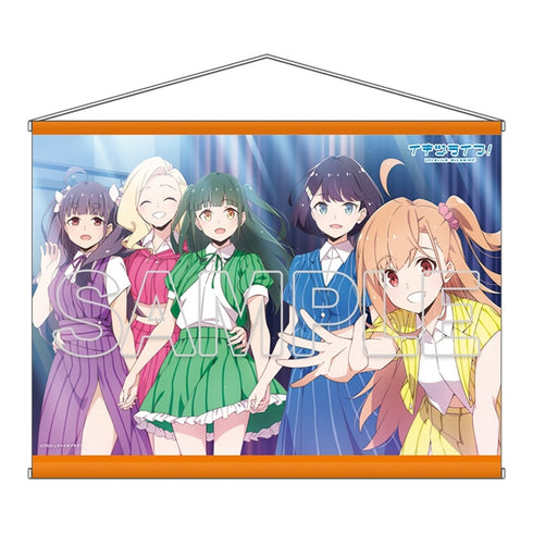『イキヅライブ! LOVELIVE! BLUEBIRD』B2タペストリー ポルカ&麻衣&のりこ&輝夜&真緑