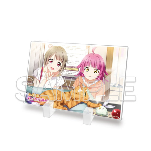 『ラブライブ!虹ヶ咲学園スクールアイドル同好会』ミニアクリルプレート かすみ&璃奈