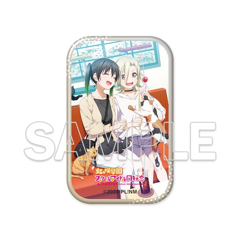 『ラブライブ!虹ヶ咲学園スクールアイドル同好会』スクエア缶バッジ 侑&ミア