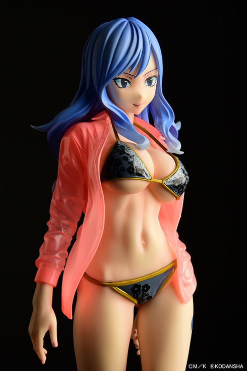 『FAIRY TAIL』ジュビア・ロクサー Gravure Style 黒ビキニ!! 濡れ透けワイシャツSP