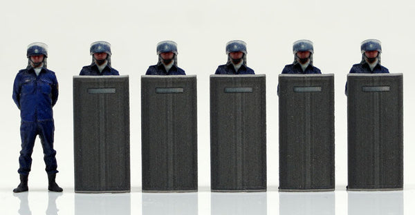 『機動警察パトレイバー』機動警察パトレイバー×figreal 1/60スケールフィギュア 機動隊員6体セット