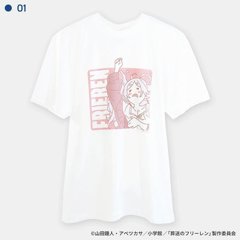 『葬送のフリーレン』寝相 Tシャツver.2 01 XL