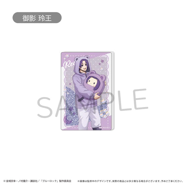 "Blue Lock" Glitter Acrylic Block: Kurumi Pajamas Ver. Reo Mikage