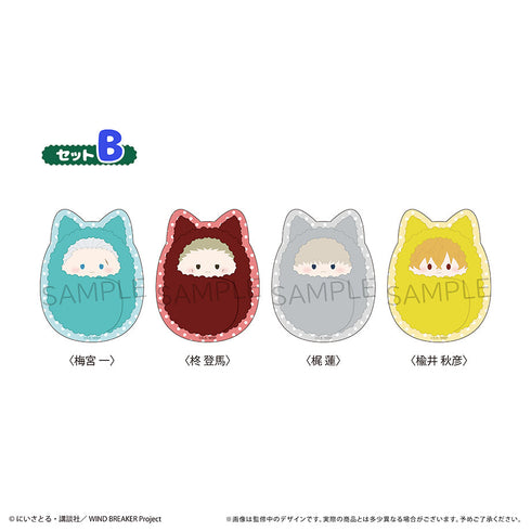『WIND BREAKER』くるみたぴぬいステッカーセット B