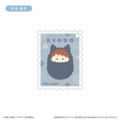 『アオのハコ』切手風アクリルキーホルダー【BOX】