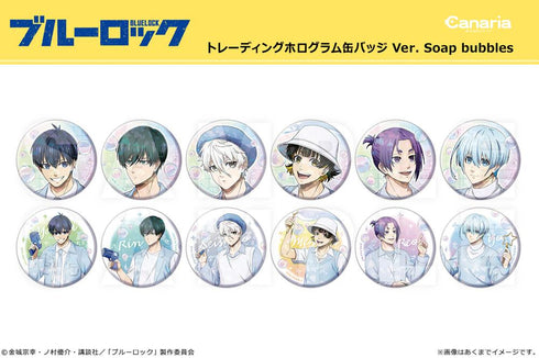 『ブルーロック』トレーディングホログラム缶バッジ Ver. Soap bubbles【BOX】