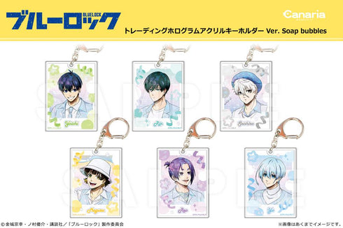 『ブルーロック』トレーディングホログラムアクリルキーホルダー Ver. Soap bubbles【BOX】