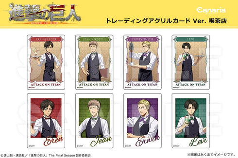 『進撃の巨人』トレーディングアクリルカード Ver.喫茶店【BOX】