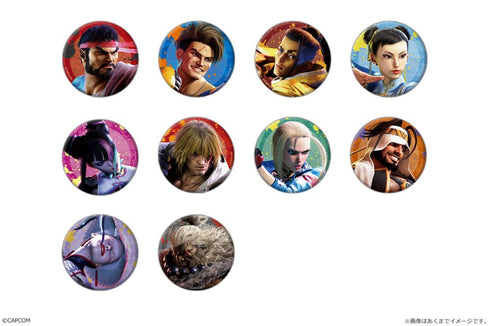 『ストリートファイター6』トレーディングマット缶バッジ【BOX】