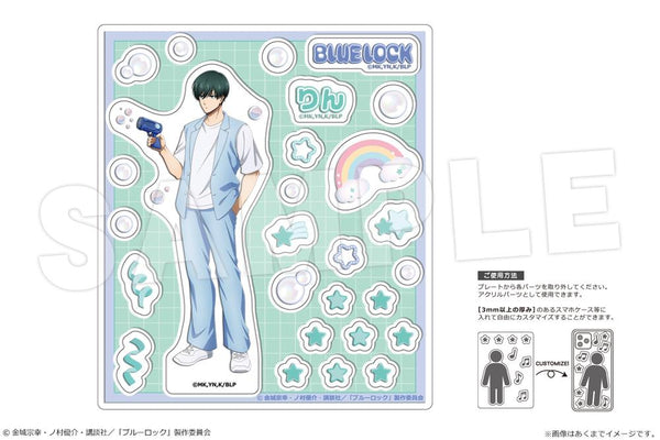 『ブルーロック』アクリルフレークパーツ Ver. Soap bubbles 02 糸師凛
