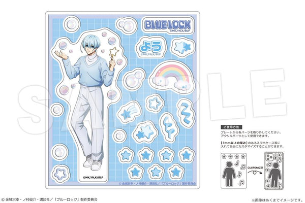 『ブルーロック』アクリルフレークパーツ Ver. Soap bubbles 06 氷織羊