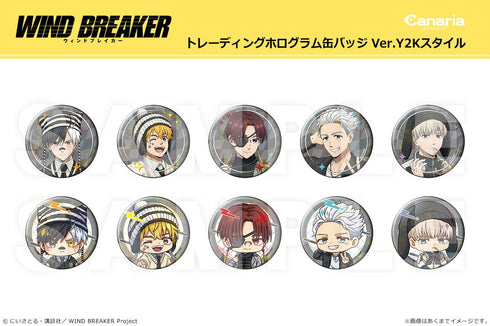 『WIND BREAKER』トレーディングホログラム缶バッジ Ver. Y2Kスタイル【BOX】