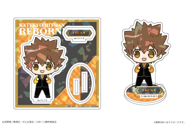 『家庭教師ヒットマンREBORN!』ホログラムアクリルフィギュアmini 02 沢田綱吉