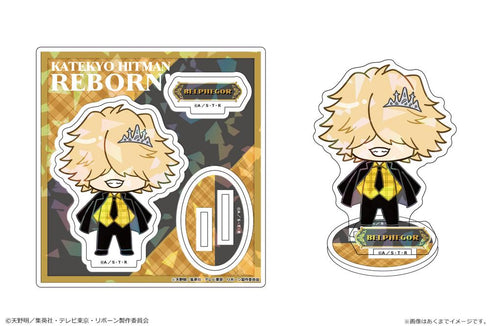 『家庭教師ヒットマンREBORN!』ホログラムアクリルフィギュアmini 07 ベルフェゴール(10年後)