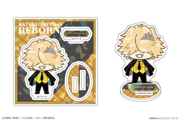 『家庭教師ヒットマンREBORN!』ホログラムアクリルフィギュアmini 07 ベルフェゴール(10年後)