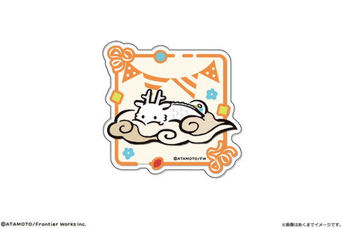 『タヌキ&キツネ』タヌキとキツネ アクリルバッジ 08 龍