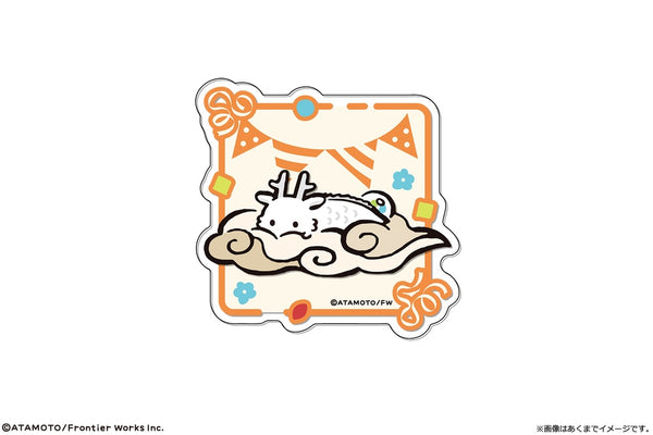 『タヌキ&キツネ』タヌキとキツネ アクリルバッジ 08 龍