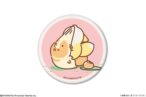"Raccoon Dog & Fox" Matte Pin 05 Ooooooo