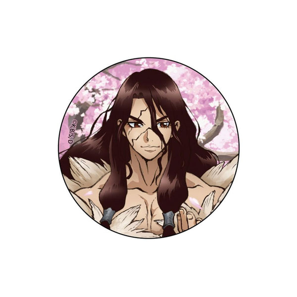 『Dr.STONE』【描き下ろし】缶バッジ 獅子王司(桜)【202504再販】