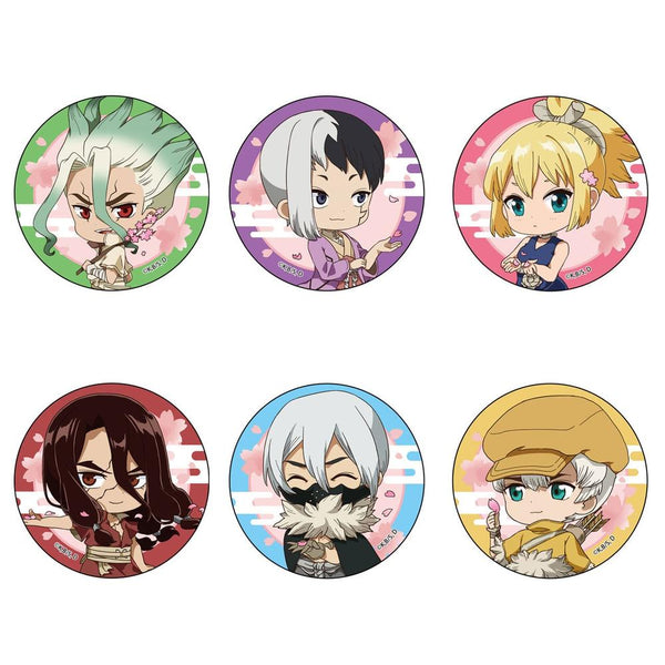 『Dr.STONE』【描き起こし】トレーディング缶バッジ(桜)【BOX】【202504再販】