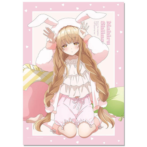 『お隣の天使様にいつの間にか駄目人間にされていた件』【描き下ろし】B1タペストリー 椎名真昼(部屋着うさ耳パーカー)【202502再販】