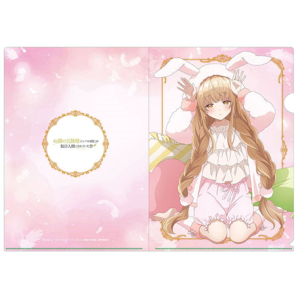 『お隣の天使様にいつの間にか駄目人間にされていた件』【描き下ろし】A4クリアファイル 椎名真昼(部屋着うさ耳パーカー)