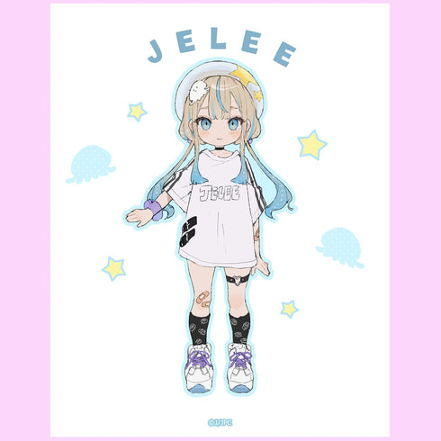 『夜のクラゲは泳げない』Tシャツ (JELEEちゃん)