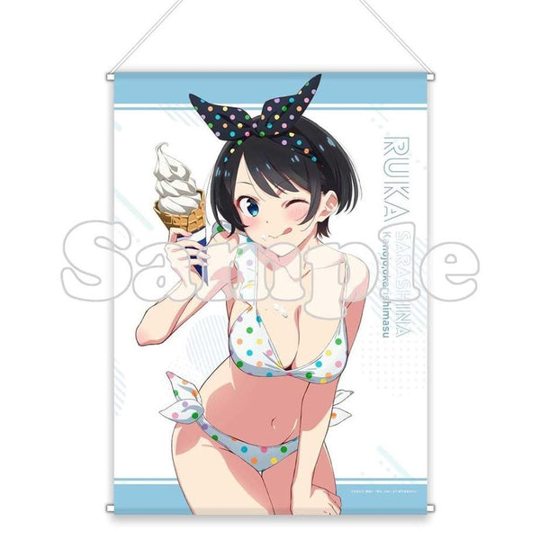『彼女、お借りします第3期』B2タペストリー 更科瑠夏(水着)