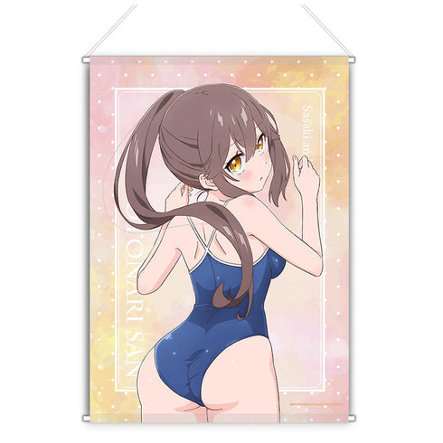 『佐々木とピーちゃん』【描き下ろし】B2タペストリー お隣さん(水着)【202610再販】