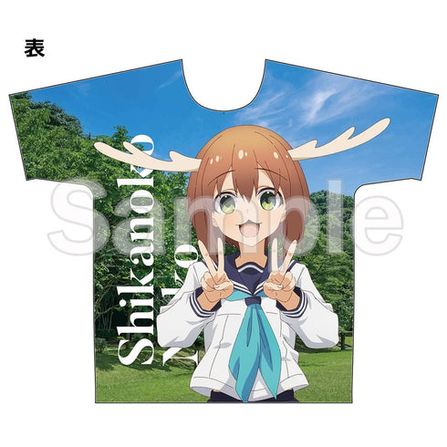 『しかのこのこのここしたんたん』フルグラフィックTシャツ (鹿乃子のこ)