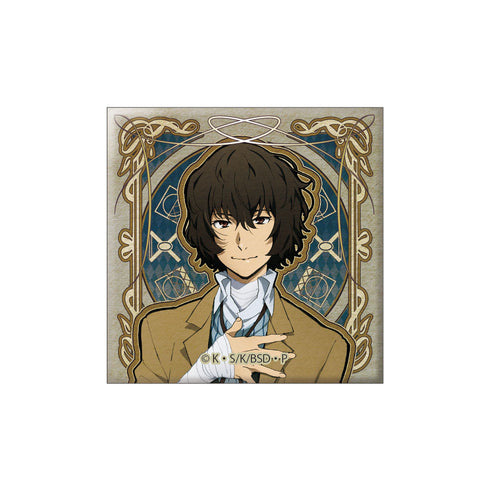 『文豪ストレイドッグス』アールヌーボーアート スクエア缶バッジ vol.2 太宰治【202505再販】