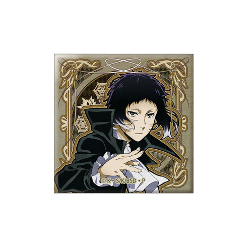 『文豪ストレイドッグス』アールヌーボーアート スクエア缶バッジ vol.2 芥川龍之介【202505再販】