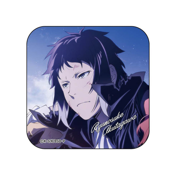 『文豪ストレイドッグス』雑誌版権 スクエア缶バッジ 芥川龍之介【202505再販】