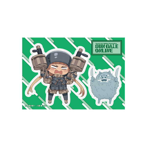 『ソードアート・オンライン オルタナティブ ガンゲイル・オンライン』GG3耐ステッカー フカ次郎&なまはげ