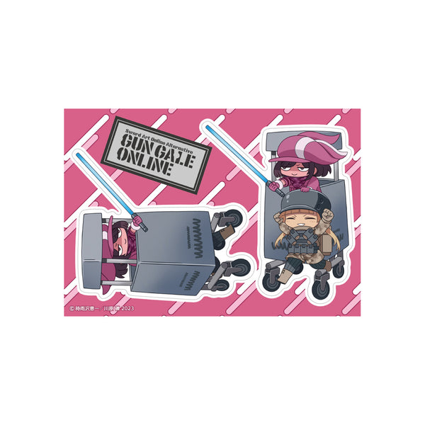 『ソードアート・オンライン オルタナティブ ガンゲイル・オンライン』GG3耐ステッカー レン&フカ次郎inPM号