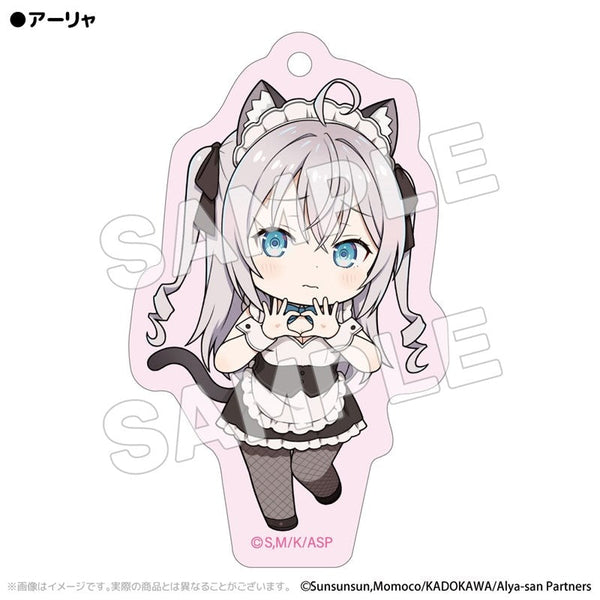 『時々ボソッとロシア語でデレる隣のアーリャさん』猫メイド アクリルキーホルダー アーリャ