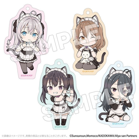 『時々ボソッとロシア語でデレる隣のアーリャさん』猫メイド アクリルキーホルダー アーリャ
