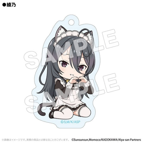 『時々ボソッとロシア語でデレる隣のアーリャさん』猫メイド アクリルキーホルダー 綾乃