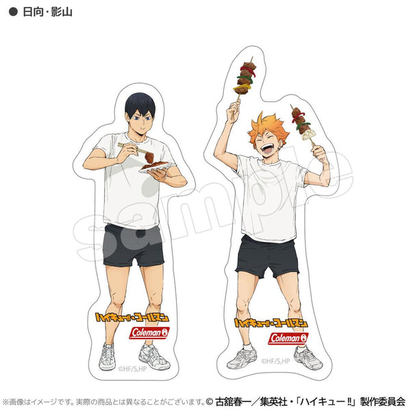 『ハイキュー!!×Coleman』合宿BBQ 耐水ステッカーセット 日向・影山