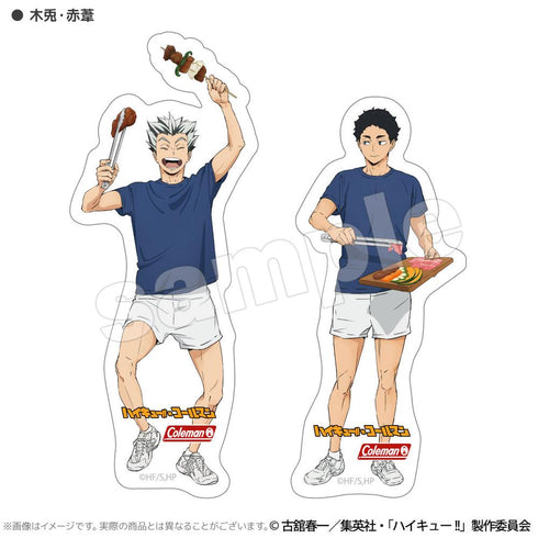 『ハイキュー!!×Coleman』合宿BBQ 耐水ステッカーセット 木兎・赤葦