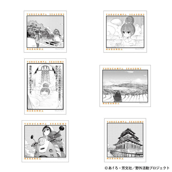『ゆるキャン△ SEASON3』NAGANOシリーズ ステッカーセット