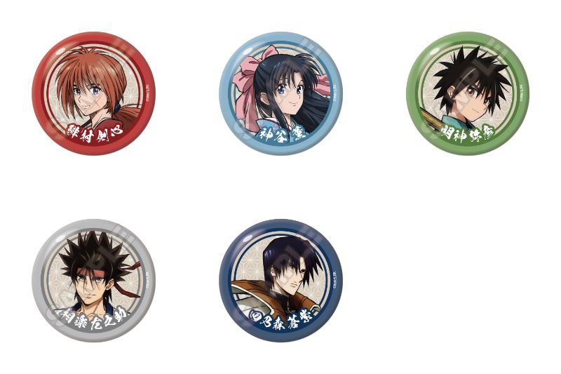るろうに剣心 -明治剣客浪漫譚-』缶バッジ BOX - Anime Store.JP