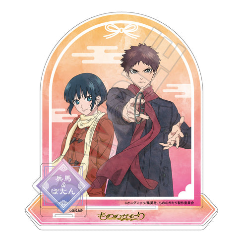 『もののがたり』水彩アート アクリルジオラマ 岐兵馬&長月ぼたん