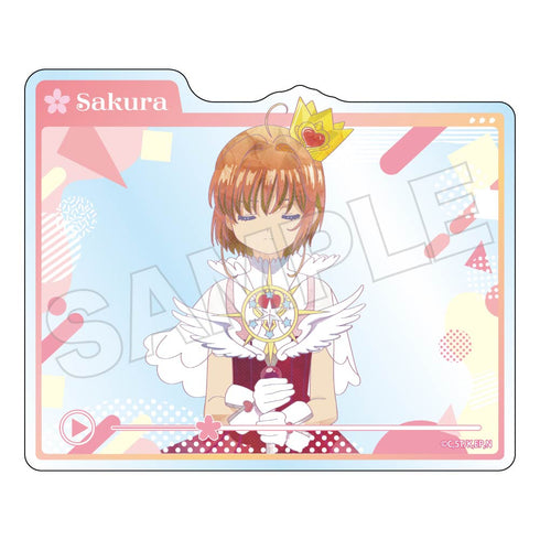 『カードキャプターさくら』Jewel Flash クリアステッカー 木之本 桜 A【202505再販】