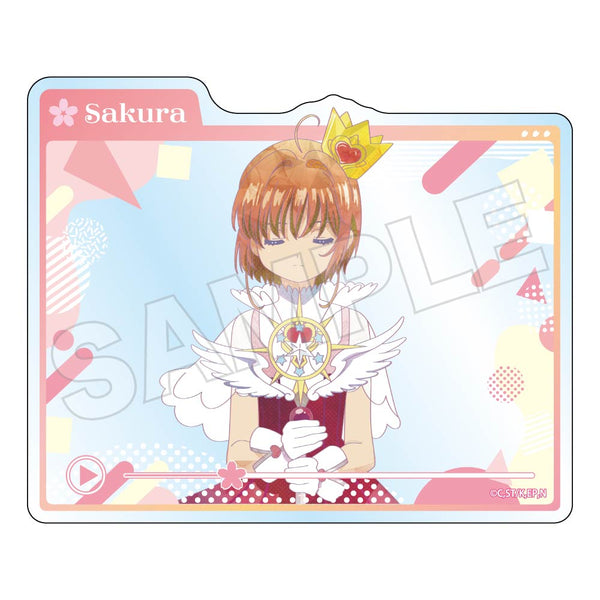 『カードキャプターさくら』Jewel Flash クリアステッカー 木之本 桜 A【202505再販】