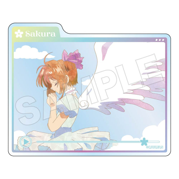 『カードキャプターさくら』Jewel Flash クリアステッカー 木之本 桜 B【202505再販】