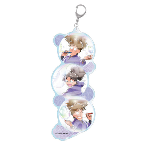 『忍たま乱太郎』シャボン玉作り!の段 アクリルキーホルダーBIG 雷蔵&三郎&八左ヱ門【202505再販】