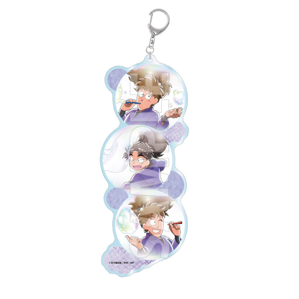 『忍たま乱太郎』シャボン玉作り!の段 アクリルキーホルダーBIG 雷蔵&三郎&八左ヱ門【202505再販】