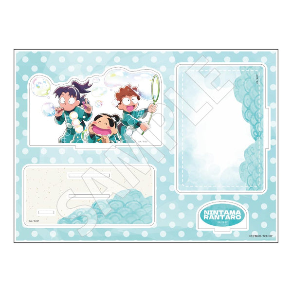 『忍たま乱太郎』シャボン玉作り!の段 アクリルスタンドジオラマ 乱太郎&きり丸&しんべヱ【202505再販】