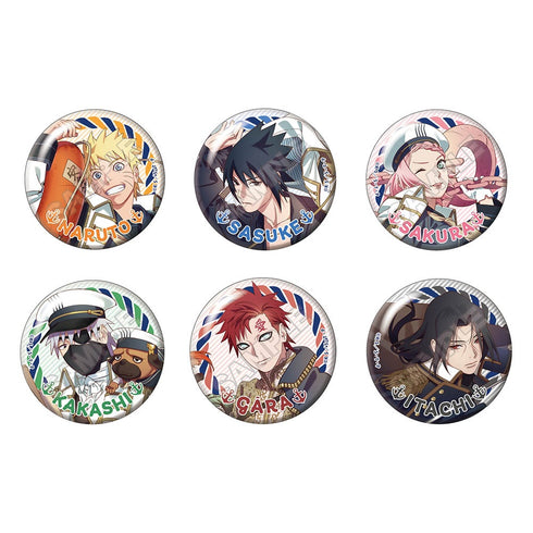 『NARUTO -ナルト- 疾風伝』マリンルック 缶バッジ 全6種【BOX】【202610再販】